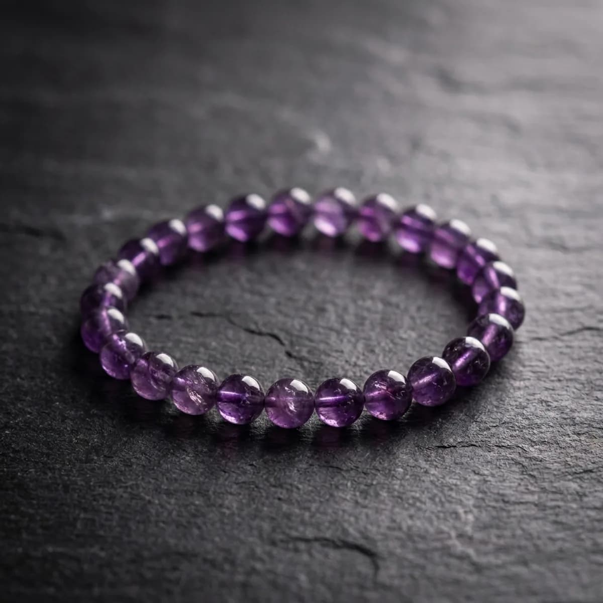 Natural Amethyst Bracelet — photo 4