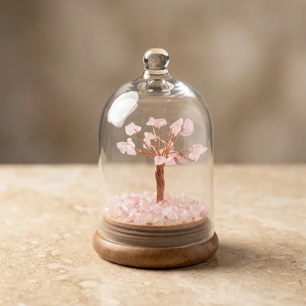 Rose quartz Wish Tree — photo 3