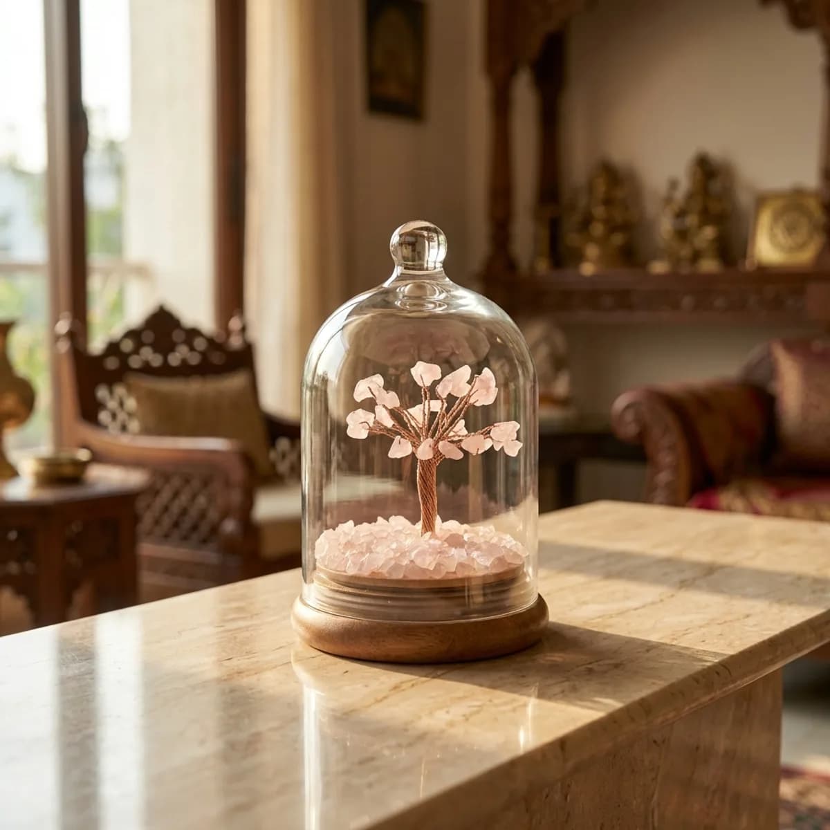 Rose quartz Wish Tree — photo 5