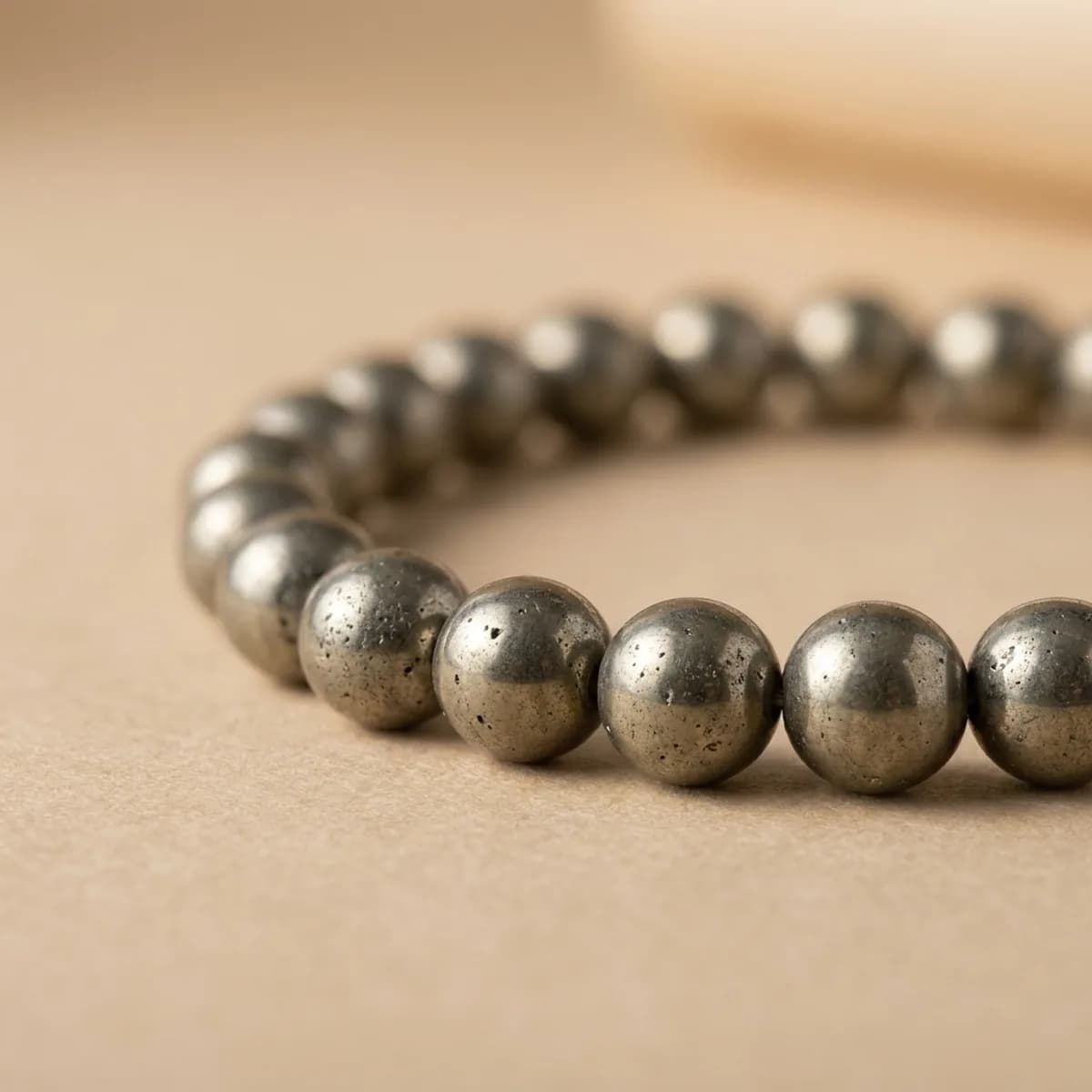 Raw Pyrite Bracelet — photo 4