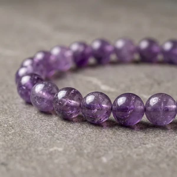 Natural Amethyst Bracelet
