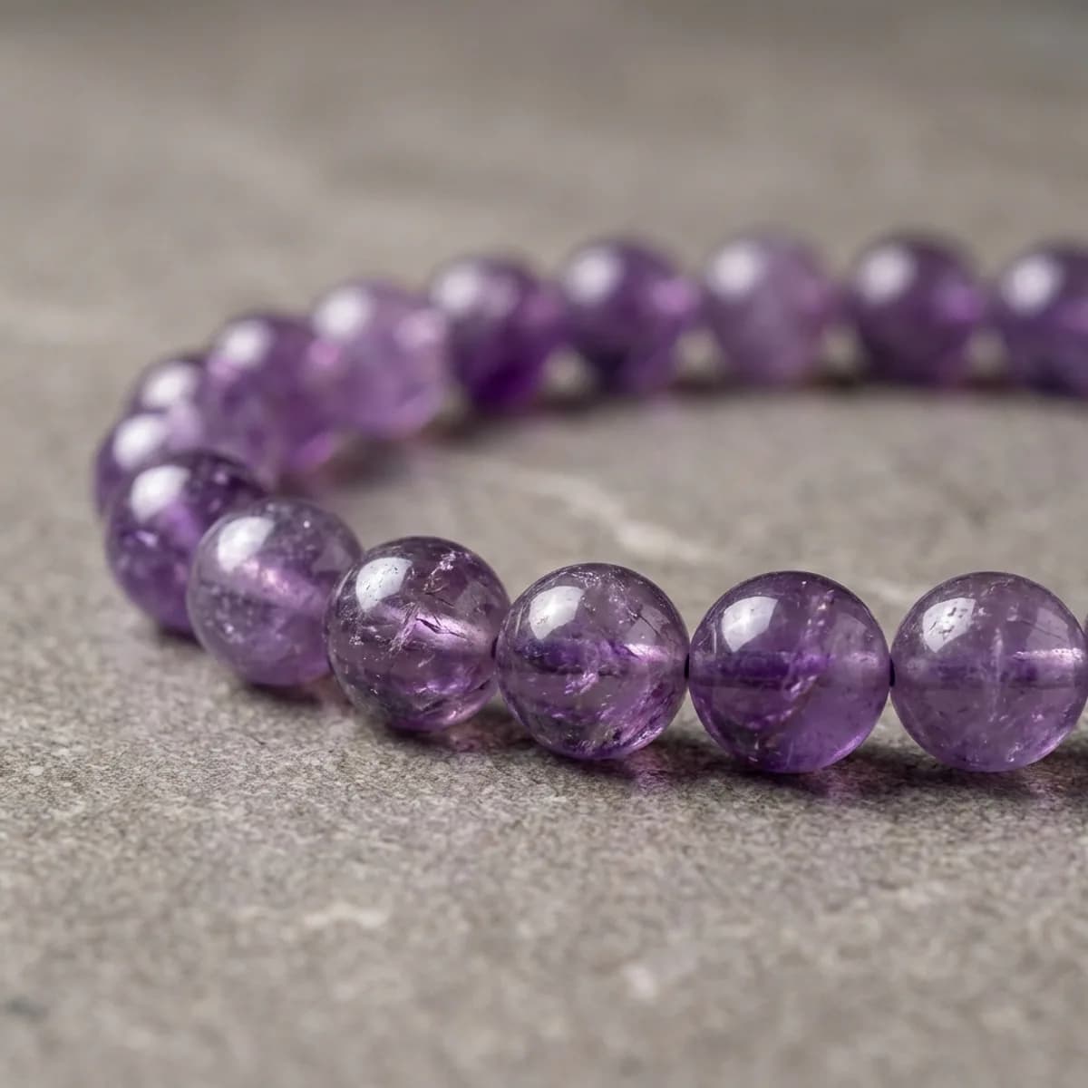 Natural Amethyst Bracelet — photo 2