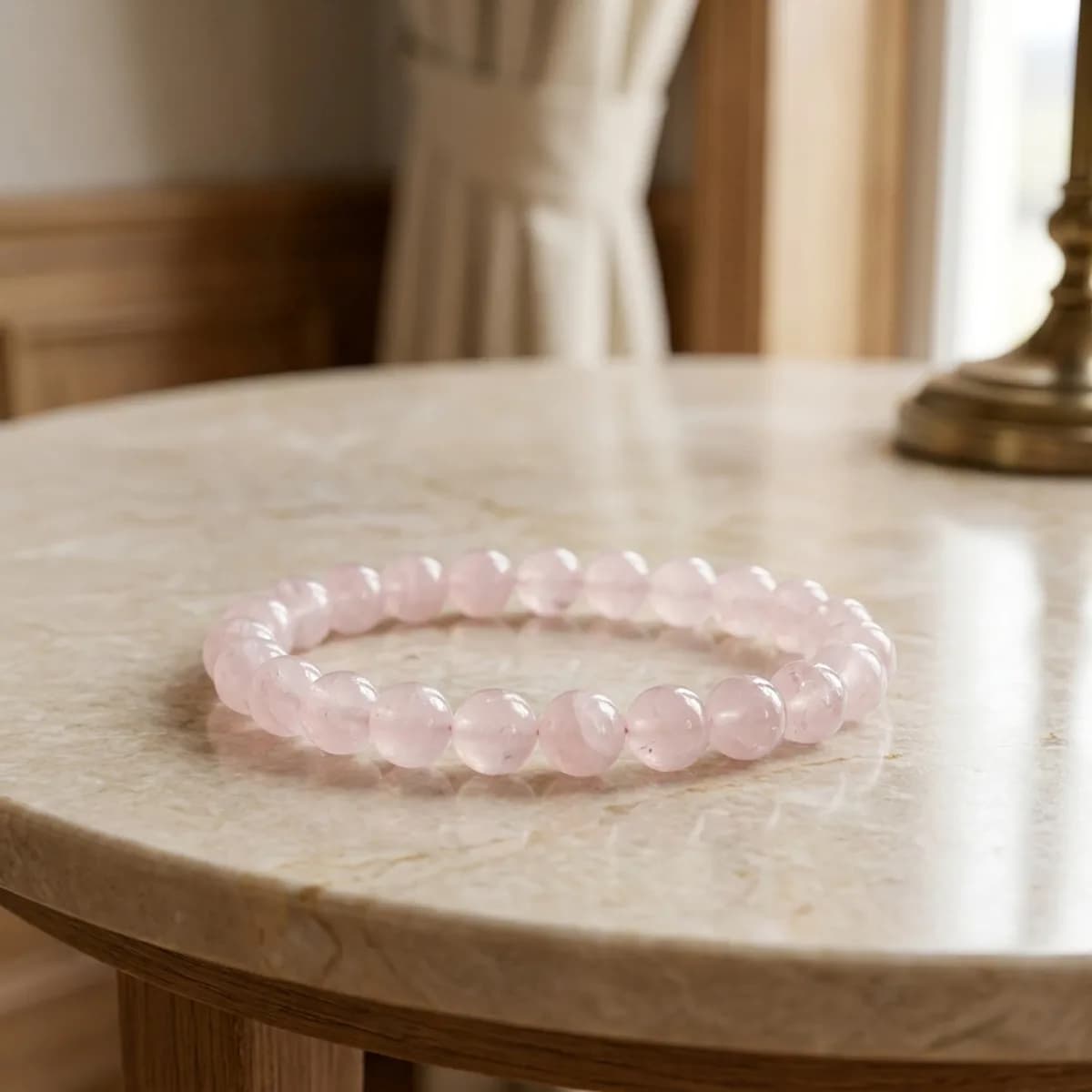 Rose Quartz Bracelet — photo 3