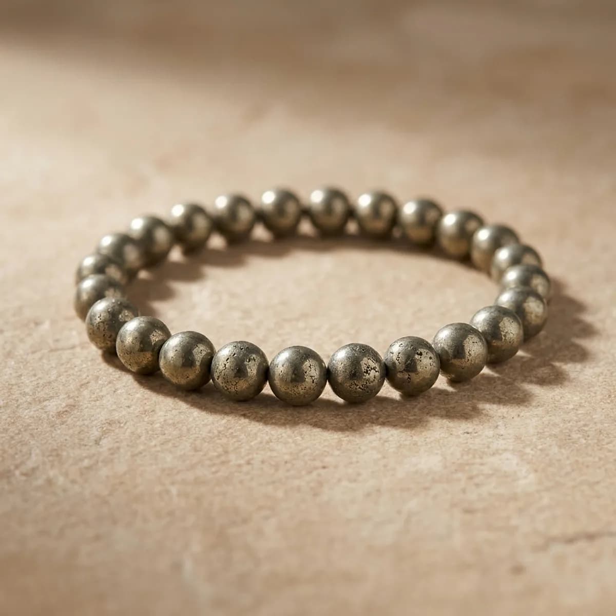 Raw Pyrite Bracelet — photo 3