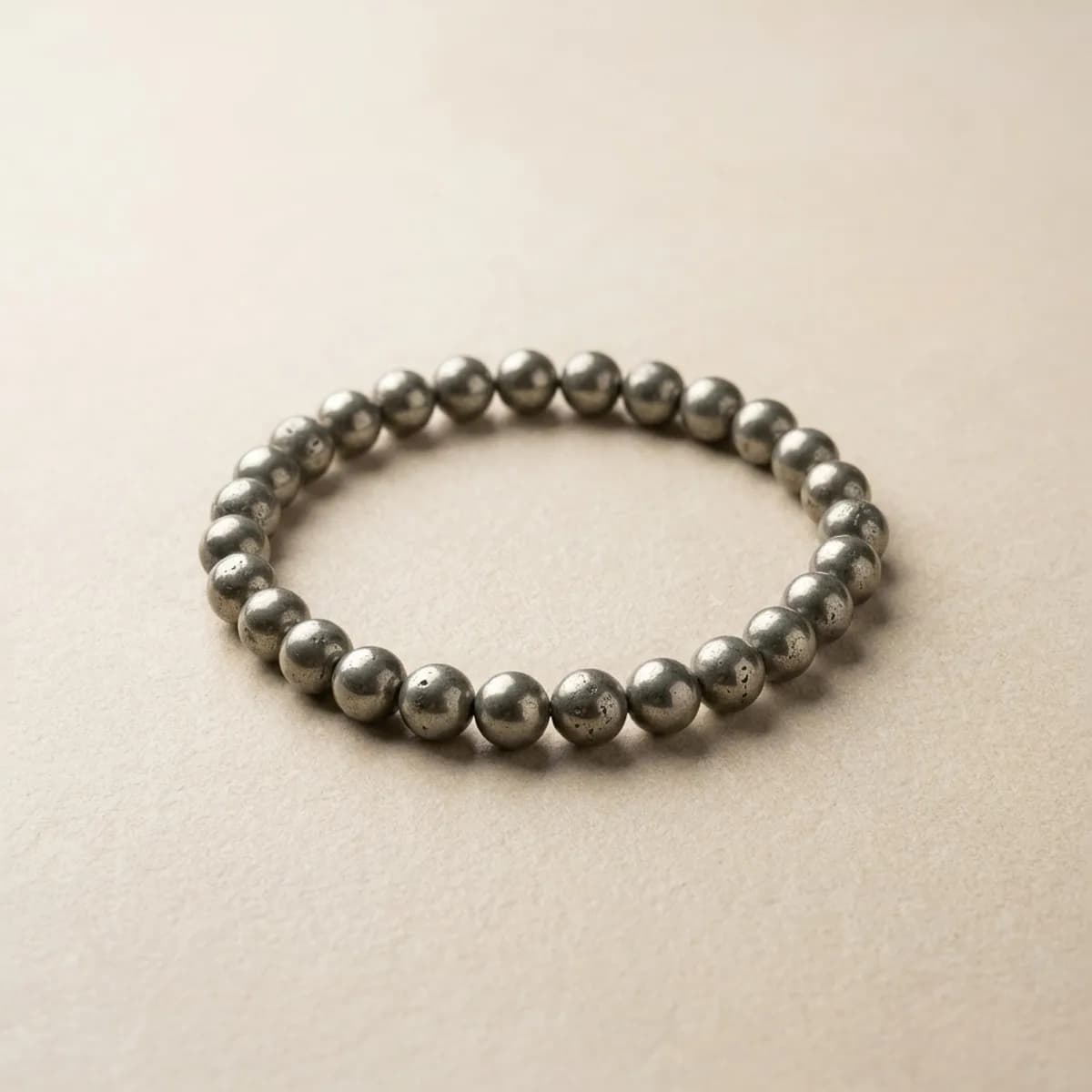 Raw Pyrite Bracelet — photo 2