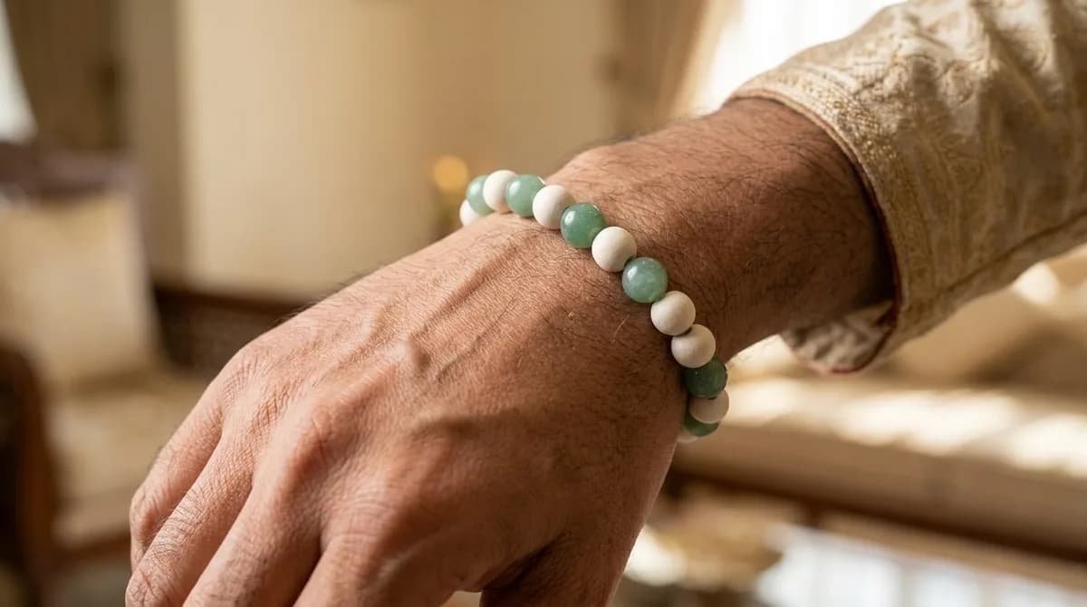 Green Aventurine with Tulsi — photo 1