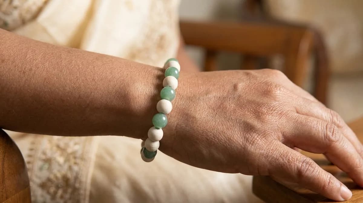 Green Aventurine with Tulsi — photo 2